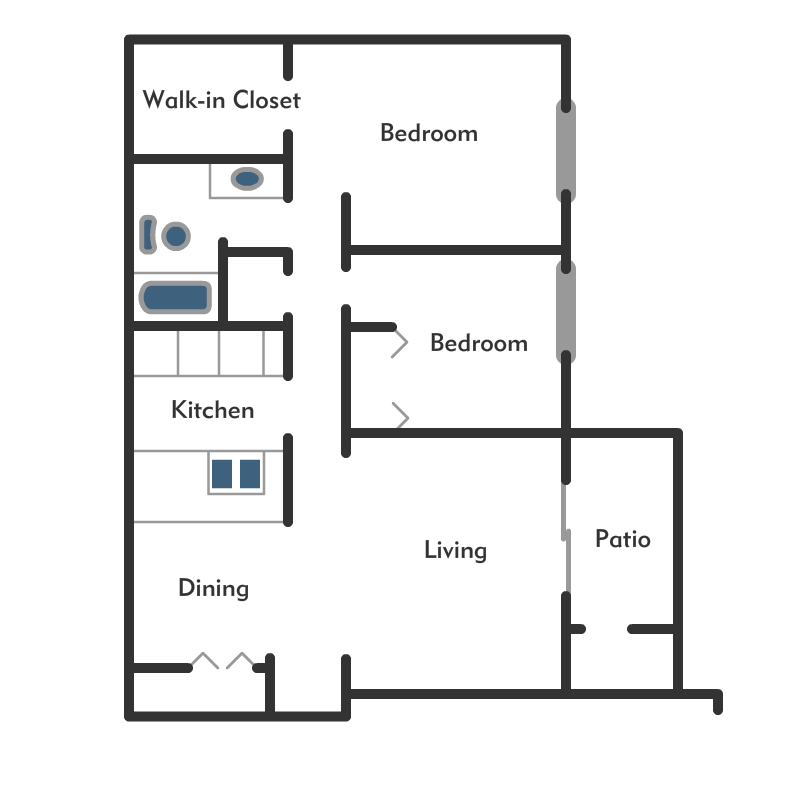 Magna Properties Briarwick Kokomo, IN Floor Plans.
