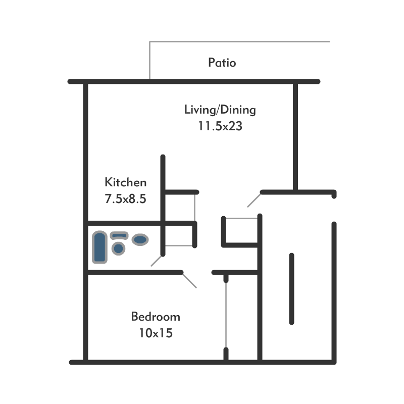 Magna Properties Lincolnwood Kokomo, IN Floor Plans.
